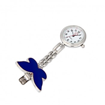 Fashion Womens Watch Nurse Clip-on Fob Brooch Pendant Hanging Butterfly Pocket Watch relogio dropshipping freeshipping #50