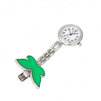 Fashion Womens Watch Nurse Clip-on Fob Brooch Pendant Hanging Butterfly Pocket Watch relogio dropshipping freeshipping #50