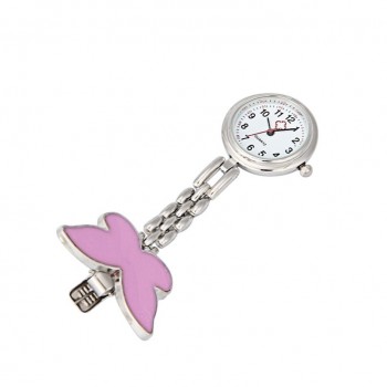 Fashion Womens Watch Nurse Clip-on Fob Brooch Pendant Hanging Butterfly Pocket Watch relogio dropshipping freeshipping #50