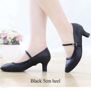 Adultos Dancing Shoes For Women Ladys Girls Ballroom Salsa Shoes Tango Tap Modern Jazz Dance Shoes 5/7cm Heels Female Shoes 41