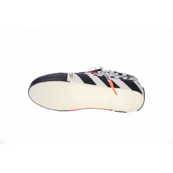 Original Vans Low Classic mens Skateboarding Shoes Mens White c/o Virgil Abloh Vulc Low Top Canvas Shoes Authentic Sneakers