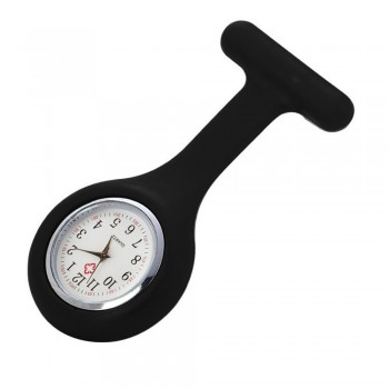 2018 Silicone Nurse Watch Brooch Tunic Fob Watch With Free Battery Doctor Medical Freeshipping amp; Wholesale  #D