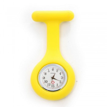 2018 Silicone Nurse Watch Brooch Tunic Fob Watch With Free Battery Doctor Medical Freeshipping amp; Wholesale  #D