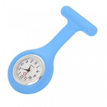 2018 Silicone Nurse Watch Brooch Tunic Fob Watch With Free Battery Doctor Medical Freeshipping amp; Wholesale  #D