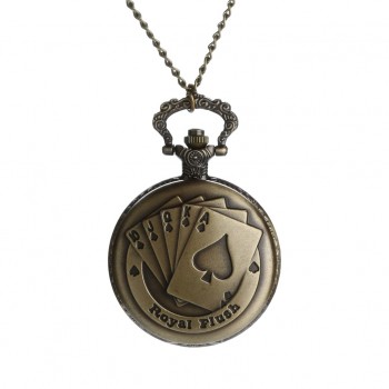 2019 News Arrival Classic Personalized Pattern Steampunk Vintage Quartz Roman Numerals Pocket Watch  12.14