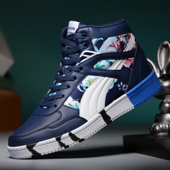 2019 Brand Men Skateboard Shoes Unisex Leather hip hop Sneakers Lace-up Athletic Women Sport Shoes Tenis Feminino Esportivo