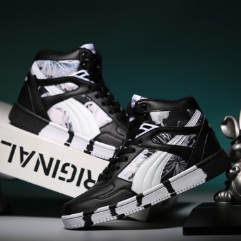 2019 Brand Men Skateboard Shoes Unisex Leather hip hop Sneakers Lace-up Athletic Women Sport Shoes Tenis Feminino Esportivo