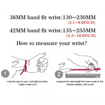 Milanese Loop Band for Apple watch 42mm 38mm Link Bracelet Strap Magnetic adjustable buckle with adapter for iwatch Series 4321
