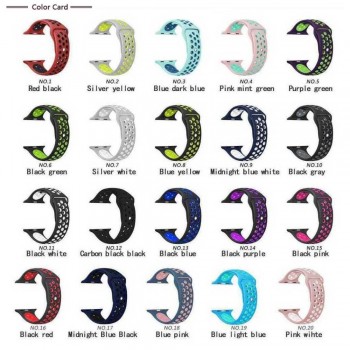 Silicone strap for Apple Watch Band 42mm Bracelet 40mm 44mm for Apple Watch Strap Rubber iwatch band 4/3/2 38MM Sport Wristbands