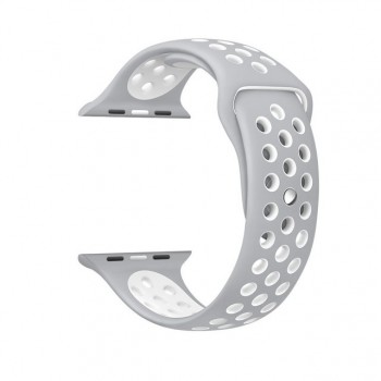 Silicone strap band for Nike apple watch series 4/3/2/1 42mm 38mm rubber wrist bracelet adapter iwatch 40/44mm Apple watch band