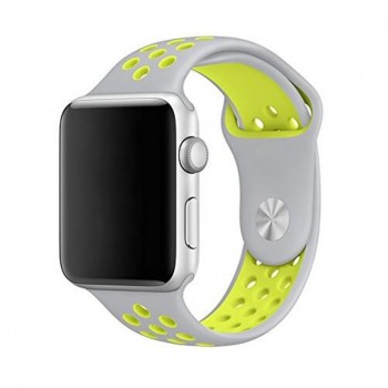 NK6 Sport Silicone Watchband  Breathable hole  Replacement Strap for Apple watch series 1 2 3 4 Strap 40/44MM 38/42MM Bracelet