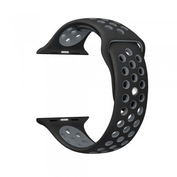 NK6 Sport Silicone Watchband  Breathable hole  Replacement Strap for Apple watch series 1 2 3 4 Strap 40/44MM 38/42MM Bracelet