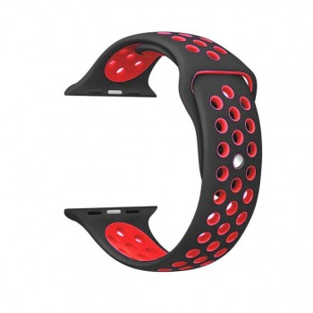 NK6 Sport Silicone Watchband  Breathable hole  Replacement Strap for Apple watch series 1 2 3 4 Strap 40/44MM 38/42MM Bracelet