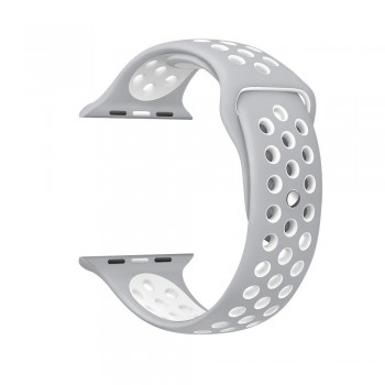 NK6 Sport Silicone Watchband  Breathable hole  Replacement Strap for Apple watch series 1 2 3 4 Strap 40/44MM 38/42MM Bracelet