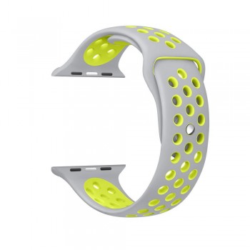 NK6 Sport Silicone Watchband  Breathable hole  Replacement Strap for Apple watch series 1 2 3 4 Strap 40/44MM 38/42MM Bracelet