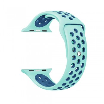 NK6 Sport Silicone Watchband  Breathable hole  Replacement Strap for Apple watch series 1 2 3 4 Strap 40/44MM 38/42MM Bracelet