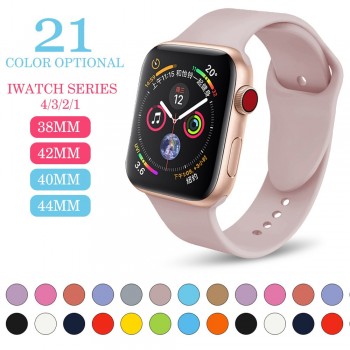mu sen Soft Silicone Replacement Sport Band For 38mm Apple Watch Series1 2 42mm Wrist Bracelet Strap For iWatch Sports Edition