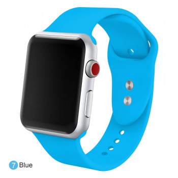 mu sen Soft Silicone Replacement Sport Band For 38mm Apple Watch Series1 2 42mm Wrist Bracelet Strap For iWatch Sports Edition