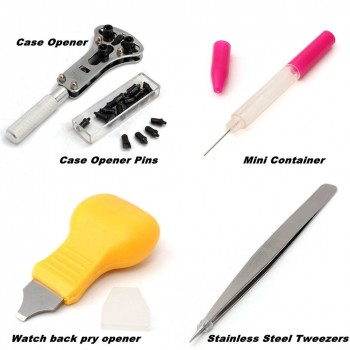 144pcs Watch Repair Watch tools Back Case Opener Spring Bar Pin Hand Remover Watch Repair Tool Kit horloge gereedschapset
