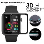 3D Full Coverage Tempered Glass For Apple Watch band Series 1 2 3 4 Protective Film Screen Protector on iwatch 38 42 40 44 mm