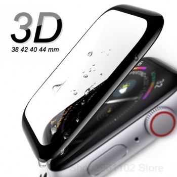 3D Full Coverage Tempered Glass For Apple Watch band Series 1 2 3 4 Protective Film Screen Protector on iwatch 38 42 40 44 mm