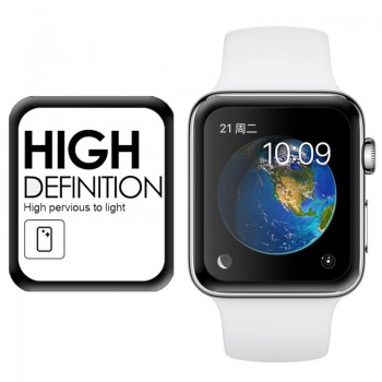 3D Full Coverage Tempered Glass For Apple Watch band Series 1 2 3 4 Protective Film Screen Protector on iwatch 38 42 40 44 mm