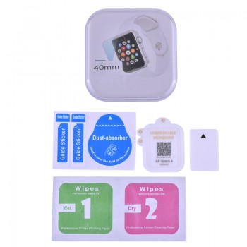 Abdo Not Glass Clear Full Coverage Protective Film for iWatch 4 40MM 44MM Screen Protector Cover for Apple Watch 3 2 1 38MM 42MM