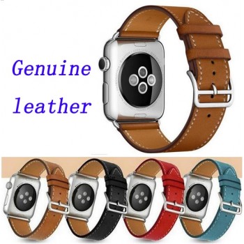 High quality Leather loop for iWatch 4 40mm 44mm Sports Strap Single Tour band for Apple watch 42mm 38mm Series 1amp;2amp;3