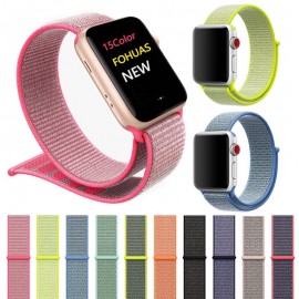 Sports Nylon Strap for Apple Watch Band iWatch Series 1 2 3 4 Colorful 40mm 44mm Nylon Woven Replacement Straps Watch Bands 38mm