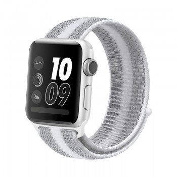 Stripe Colorful Nylon Loop Breathable Watchband for Apple Watch iWatch 4 Sports amp; Edition Sport Bracelet Strap Wrist Watch Band