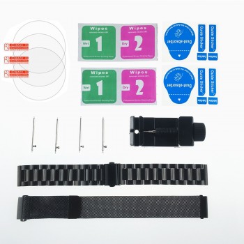 22mm Universal Milanese Loop band for Samsung Gear S3 Classic/S3 Frontier/galaxy watch 46mm Adjustable Stainless Steel Strap
