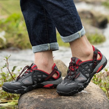Summer Sandals Man Hiking Shoes Outdoor Men Breathable Mesh Trekking Sneakers Water Shoes Trekking Mountain Shoes Outdoor Men