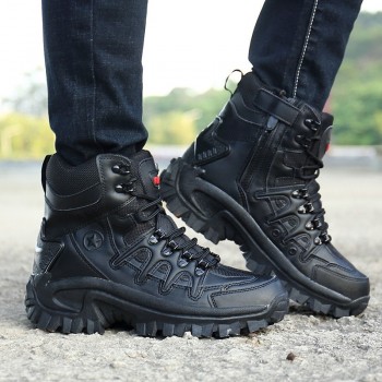 Men Professional Tactical Hiking Boots Waterproof Breathable DELTA Shoes Combat Military Boots Camping Mountain Sports Sneakers