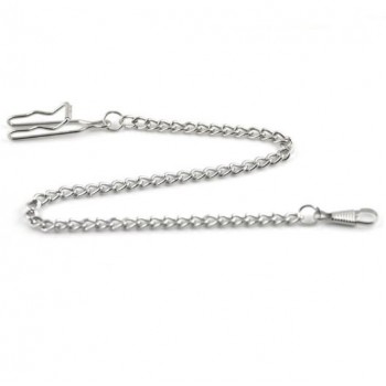 37.5cm Vintage Antique Quartz Pocket Watch Chain  Alloy Watch Chains Bronze/White/Black/Rose Gold