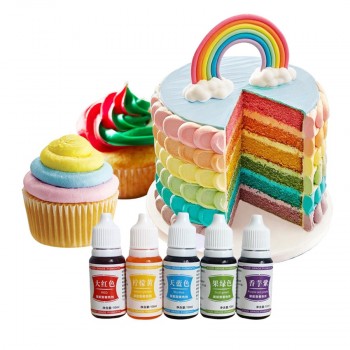1Pcs 15ml Edible Pigment Macaron Cream Food Coloring Healthy Safe Cake Fondant Baking Ingredients Cake Color Edible Baking Tool