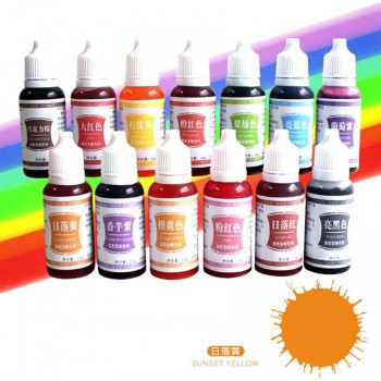 1Pcs 15ml Edible Pigment Macaron Cream Food Coloring Healthy Safe Cake Fondant Baking Ingredients Cake Color Edible Baking Tool