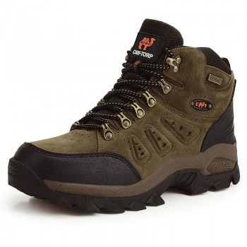 Bjakin Waterproof Mens Hiking Shoes Autumn Winter Climbing Boots High Top Trekking Hunting Shoes Trainers Rubber Unisex