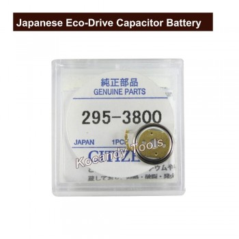 Japanese CT 295.38  Eco-Drive Capacitor Battery Factory Sealed Genuine Part No. 295-3800 Watch Battery Accumulator