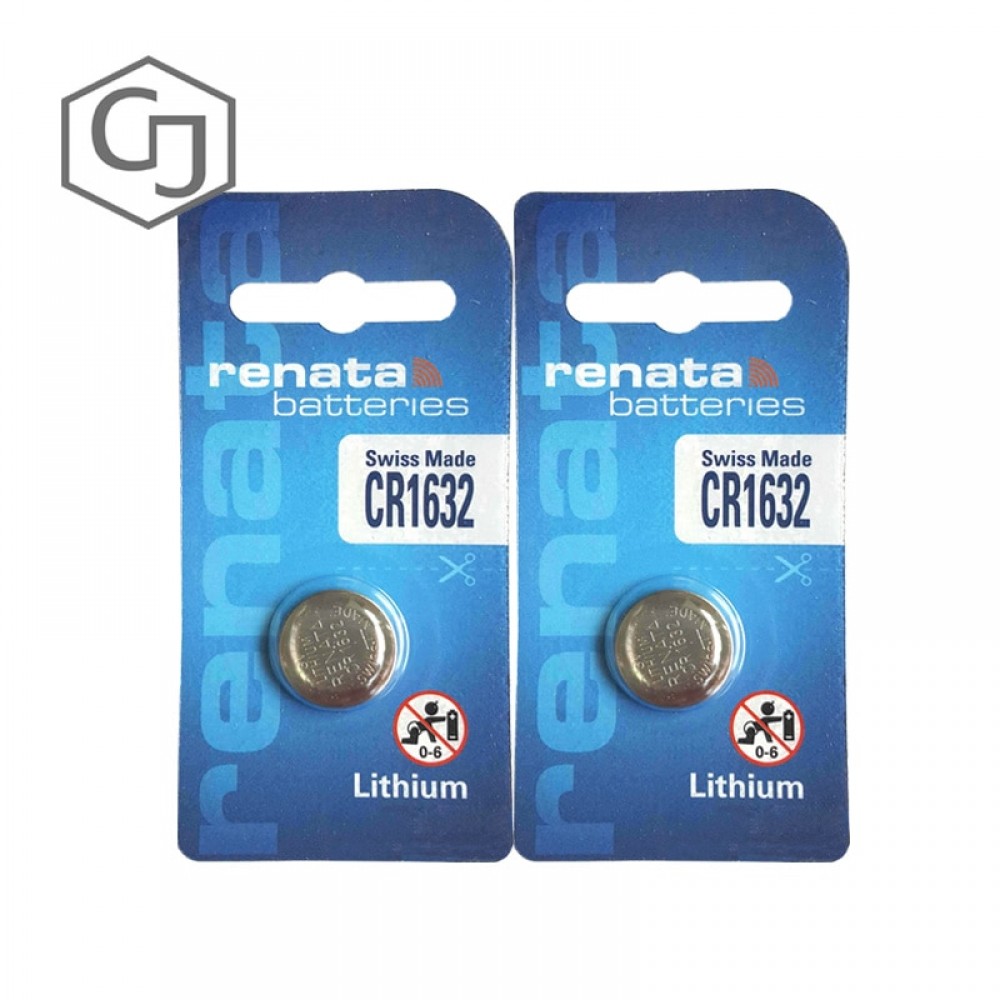 2Pcs/lot renata CR1632 CR 1632 3v Lithium Battery Remote control battery car remote battery Scales , motherboard battery