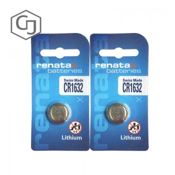 2Pcs/lot renata CR1632 CR 1632 3v Lithium Battery Remote control battery car remote battery Scales , motherboard battery