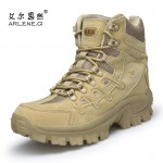 2018 Outdoor Men Hiking Shoes Military Boots Mens Special Forces Combat Boots Military Tactical Boots Climbing Shoes Waterproof