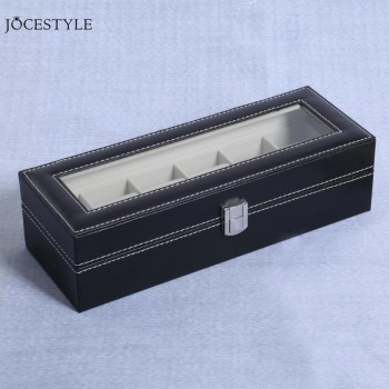 2/6/10 Grids PU Leather Watch Box Case Professional Holder Organizer for Clock Watches Jewelry Storage Boxes Case Display