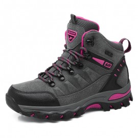 Outdoor Sneakers Waterproof Hiking Shoes Men Women Leather Mountain Hiking Boots Couple Winter Trekking Trail Climbing Shoes