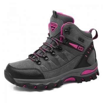 Outdoor Sneakers Waterproof Hiking Shoes Men Women Leather Mountain Hiking Boots Couple Winter Trekking Trail Climbing Shoes