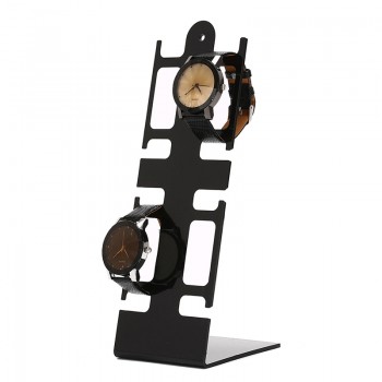 Plastic Stand Rack General Showcase Shelf PortableWatch storage box case jewelry display stand 2-holder rack showcase shelf