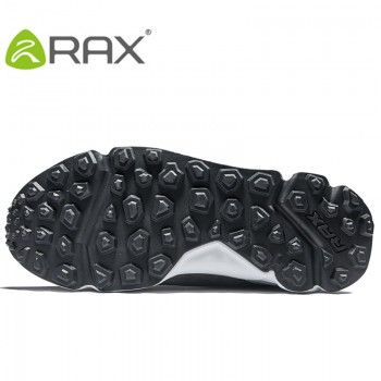 RAX Mens Hiking Shoes Latest Snowboot Anti-slip Boot Plush Lining  Mid-high Classic Style Hiking Boots for Professional Men