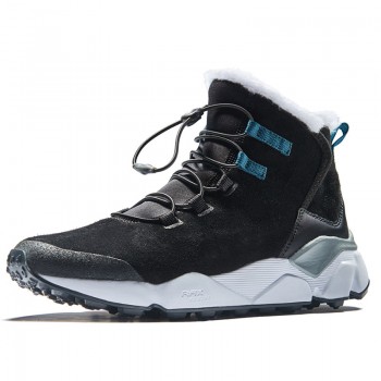 RAX Mens Hiking Shoes Latest Snowboot Anti-slip Boot Plush Lining  Mid-high Classic Style Hiking Boots for Professional Men