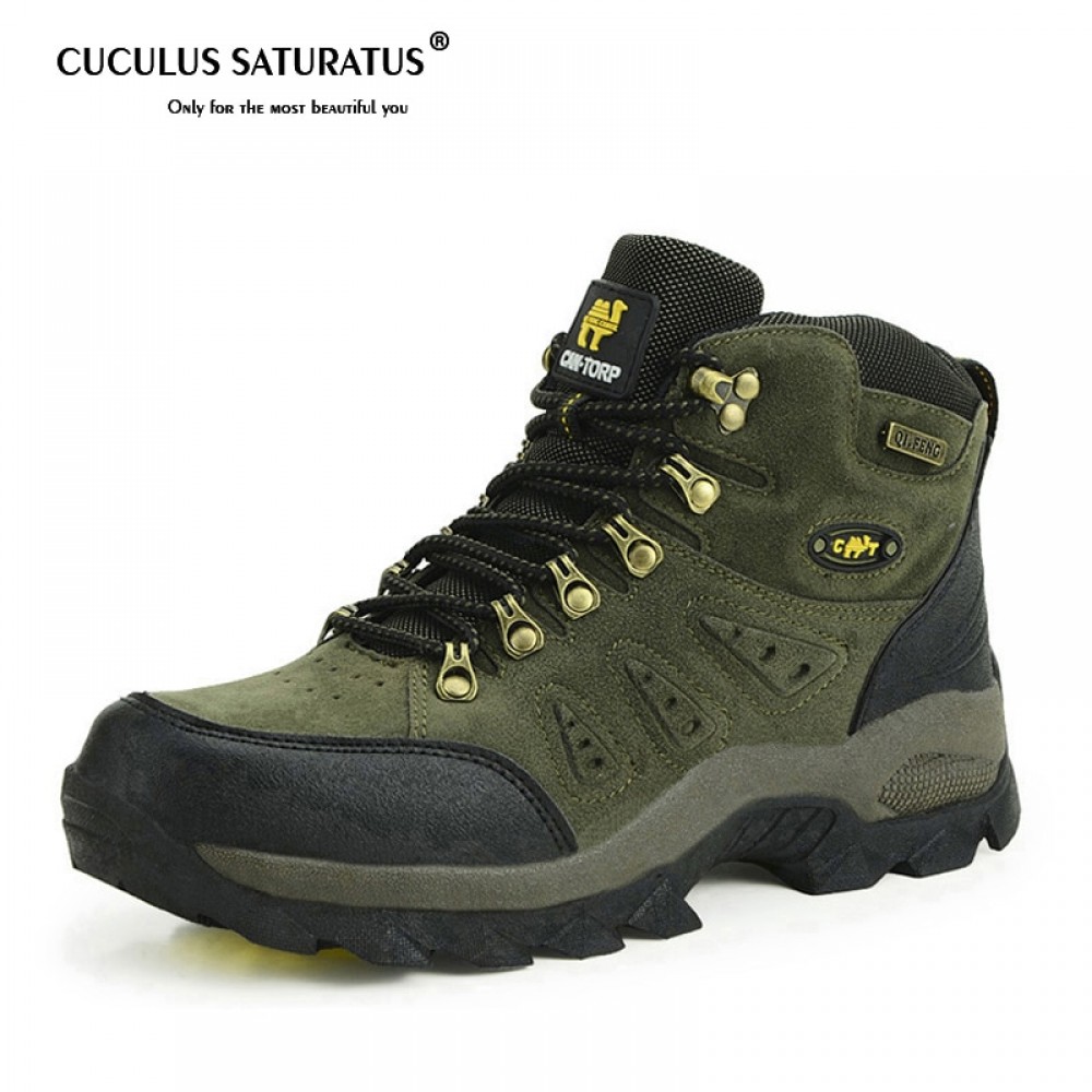 New Men/Women Hiking Shoes Non-slip Waterproof Climbing Shoes Anti-skid Wear Resistant Breathable Hiking Boots 1216