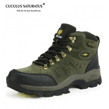 New Men/Women Hiking Shoes Non-slip Waterproof Climbing Shoes Anti-skid Wear Resistant Breathable Hiking Boots 1216