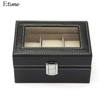 FANALA 3/Grid Watch Box Boite Montre Watches Boxes Metal Buckle PU Leather Watch Holder High Quality Jewelry Gift Box Caja Reloj